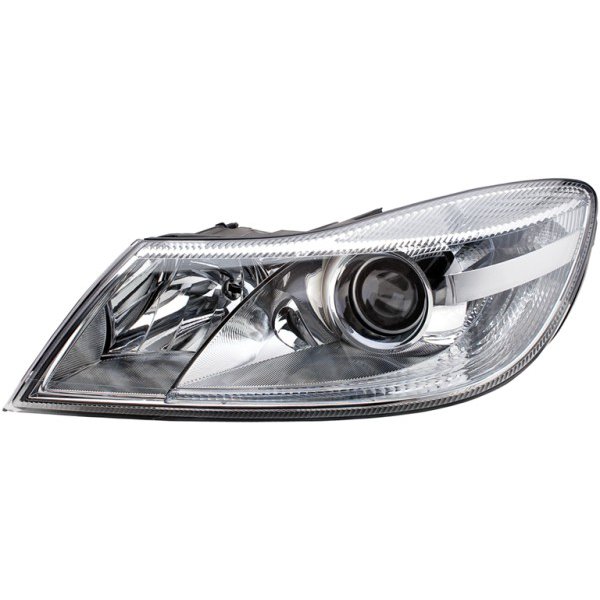 SKODA Halogen Headlights;Left;Lhd