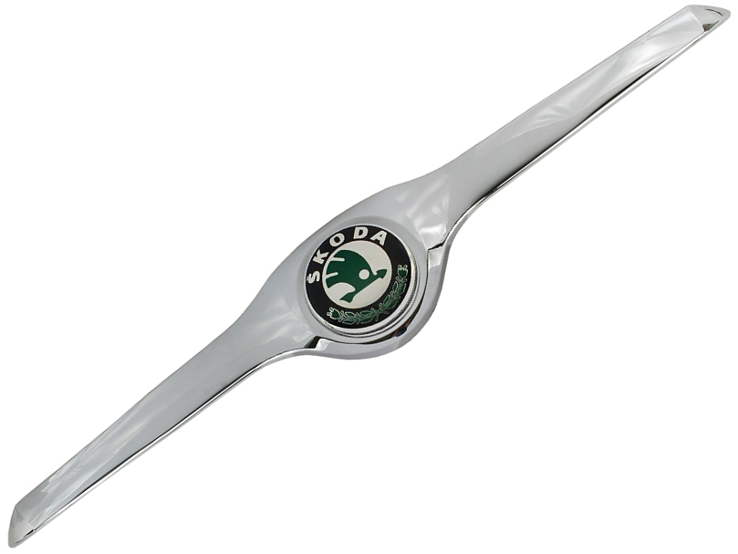 SKODA Cover Trim Assembly With Emblem; Upper