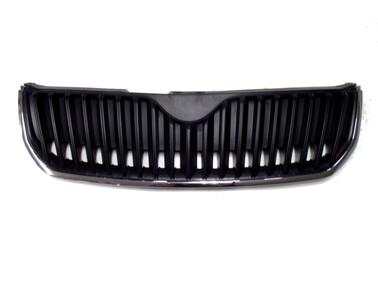 SKODA Radiator Grille; Lower Front;Without Emblem; Without Chromed Trim Strip;