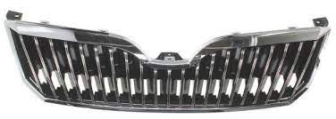 SKODA Radiator Grille; Front;Without Emblem