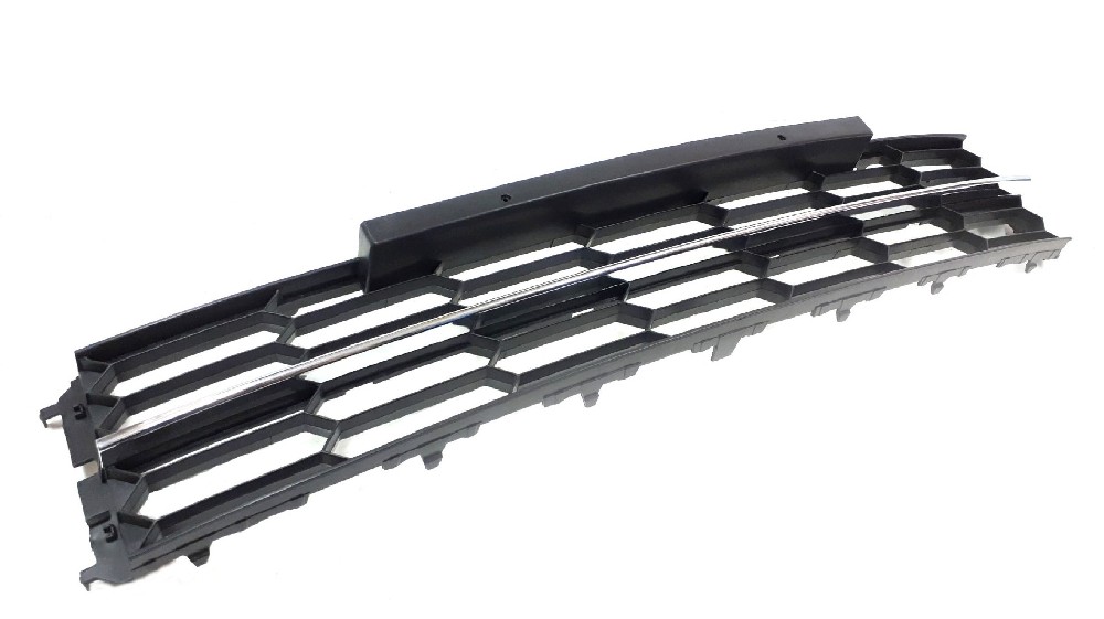 SKODA Vent Grille;Satin Black;Trim Strps For Bumper;Chrome