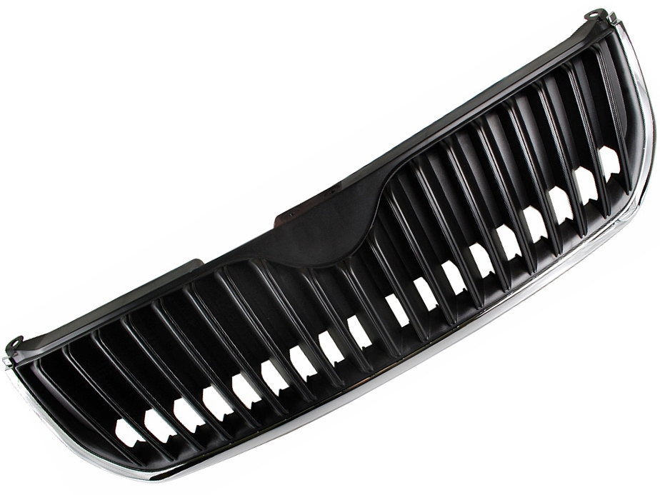 SKODA Radiator Grille; Lower Front;Without Emblem; With Chromed Trim Strip;