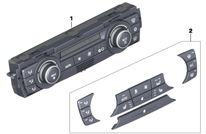 BMW Automatic Air Conditioning Control 64119221853