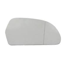 SKODA Mirror Glass With Plate; Right