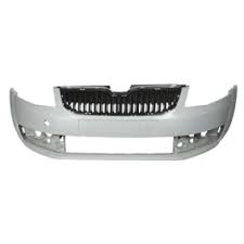 SKODA Bumper; Front; With Headlight Washer System And Parking Aid