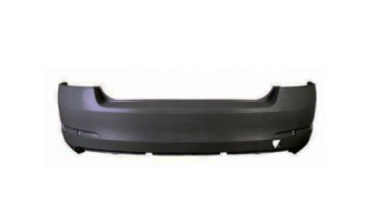 SKODA Bumper; Rear; Without Parking Aid