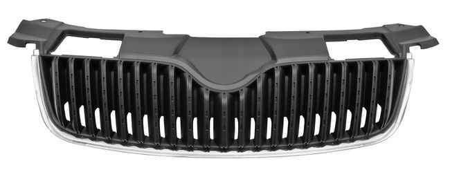 SKODA Radiator Grille; Lower Front;Without Emblem; Without Chromed Trim Strip;