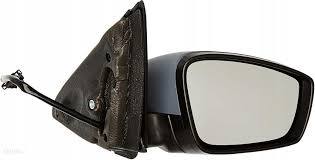 SKODA Mirror Glass; Left; Aluminum