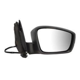 SKODA Mirror Glass; Right; Aluminum