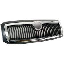 SKODA Radiator Grille Without Emblem; Front